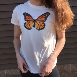 Butterfly Yellow t-shirt